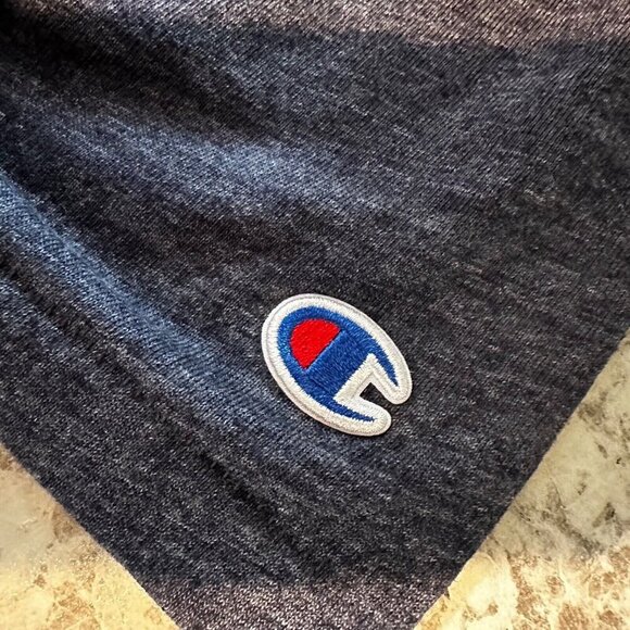 Champion Mens Size M Heather Blue Short Sleeve “C Logo” T-Shirt Tee‎ NWT - Picture 6 of 7